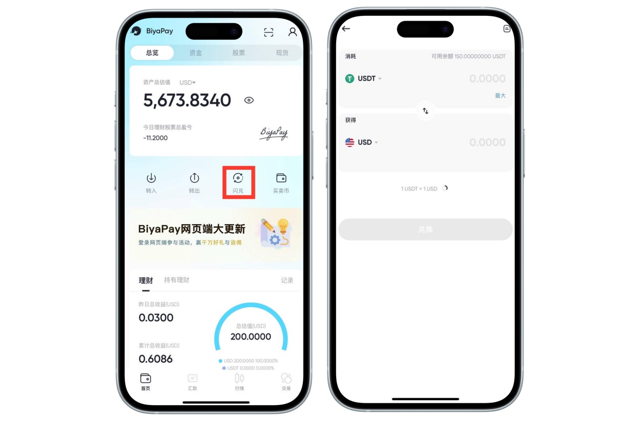 美国大选来临，来BiyaPay用USDT兑换美元港币炒美港股，无需离岸账户，获利后可实时出入金-图片4
