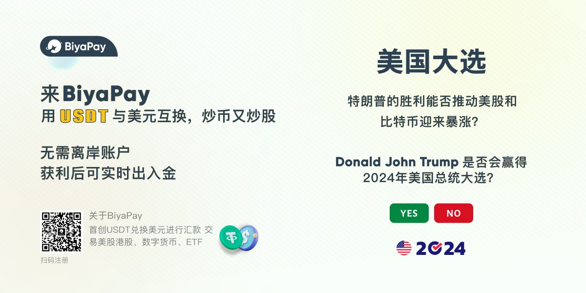 美国大选来临，来BiyaPay用USDT兑换美元港币炒美港股，无需离岸账户，获利后可实时出入金-图片1